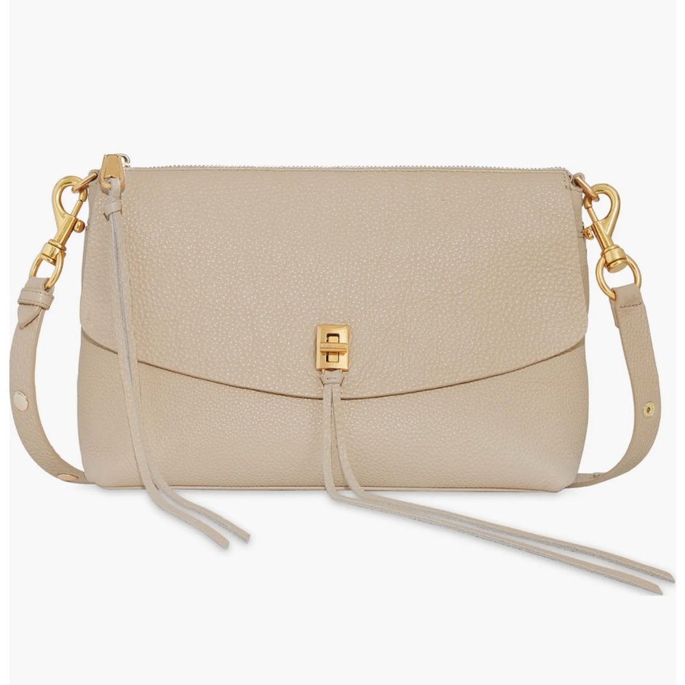 Rebecca Minkoff Darren Top Zip Leather Crossbody Bag